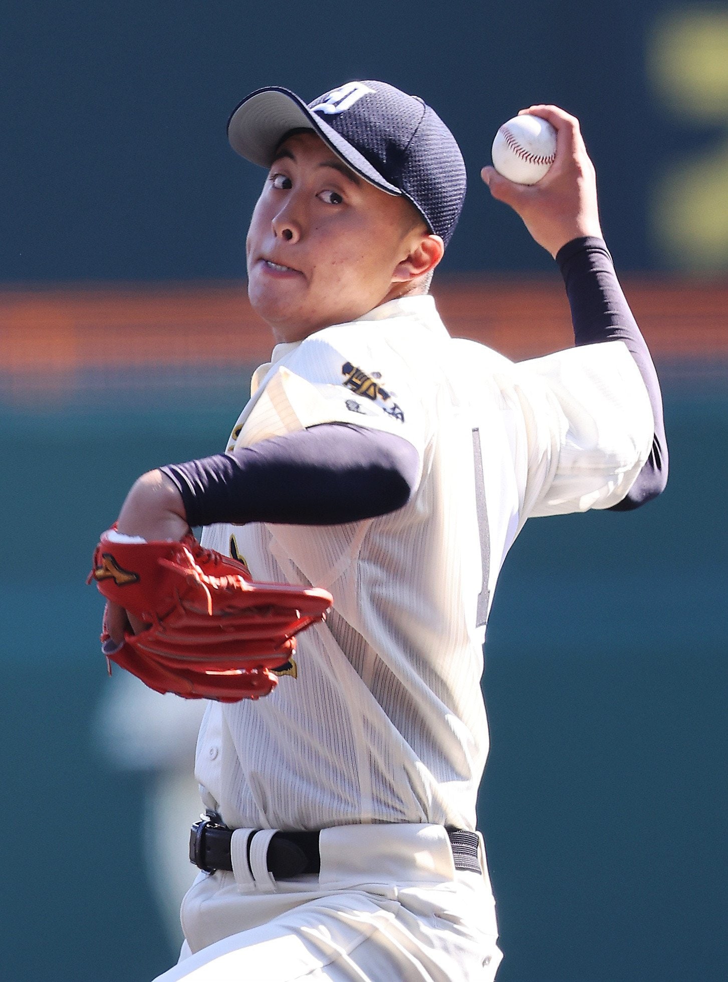 エースで主将も務める浦上　©JIJI PRESS