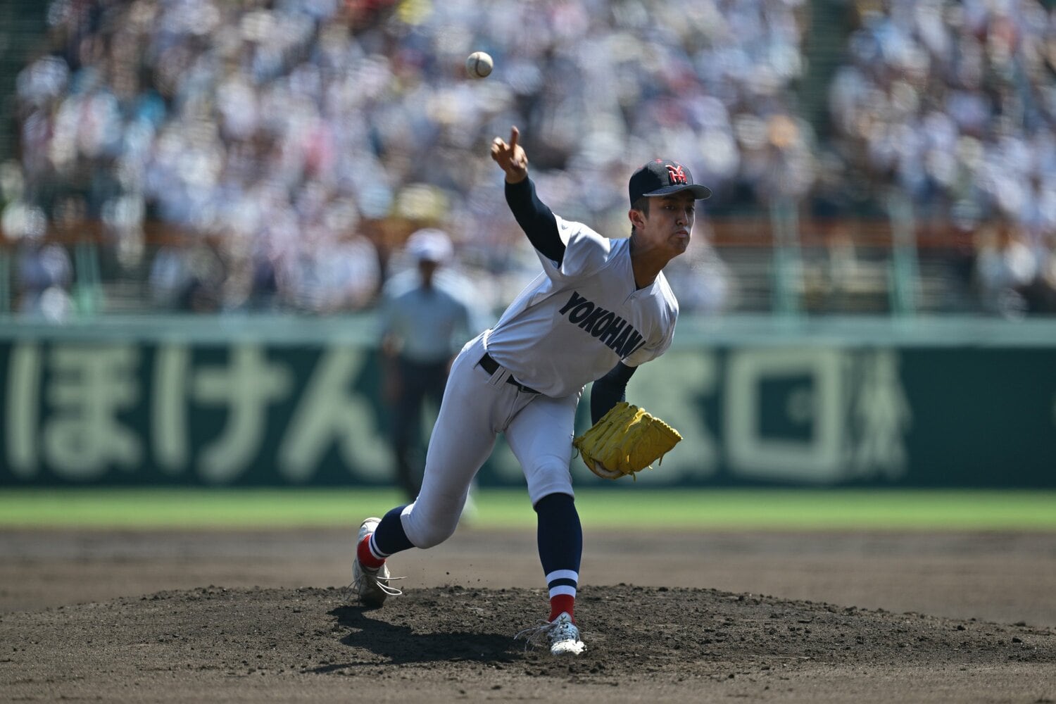 横浜は4連投となる織田を先発マウンドへ。あくまでこれまでの「勝ちパターン」にこだわった ©Hideki Sugiyama