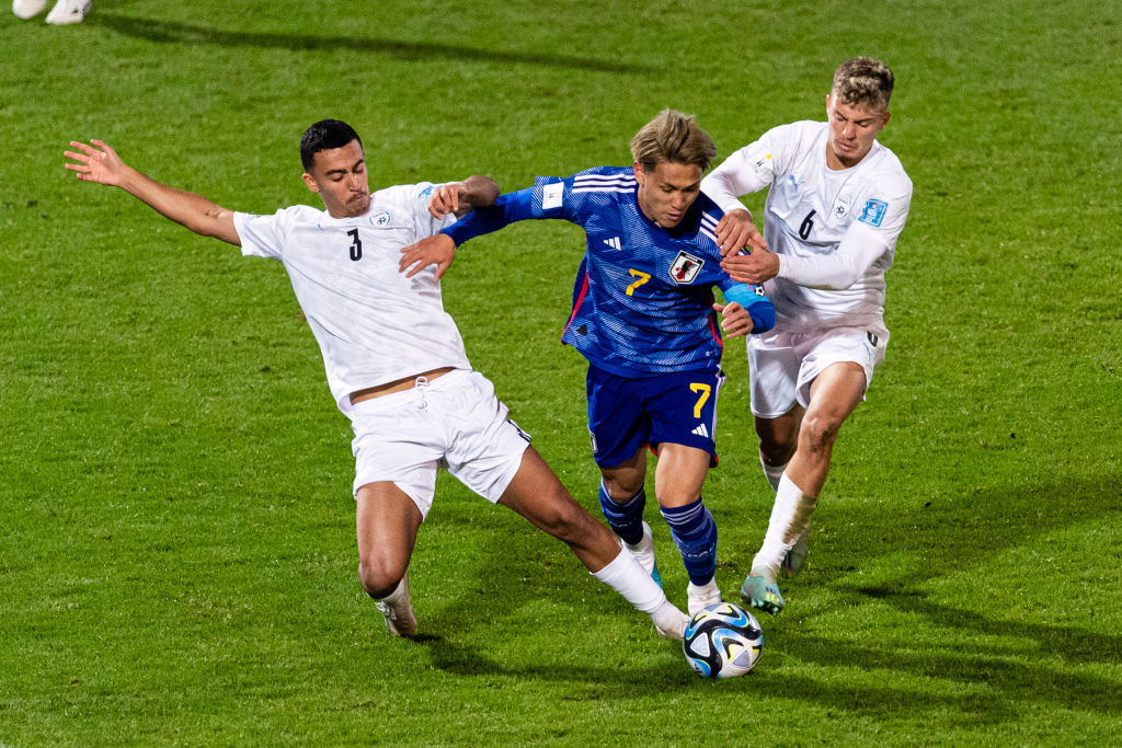 U-20W杯イスラエル戦での松木　©Getty Images
