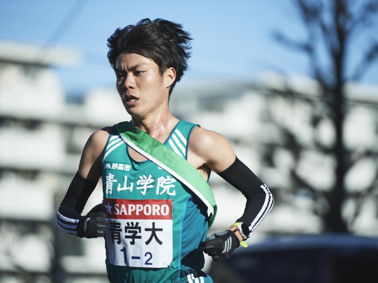 エース区間で箱根デビューとなった中村だったが、引き継いだ6位(トップから18秒差)から13位に沈んだ ©Yuki Suenaga