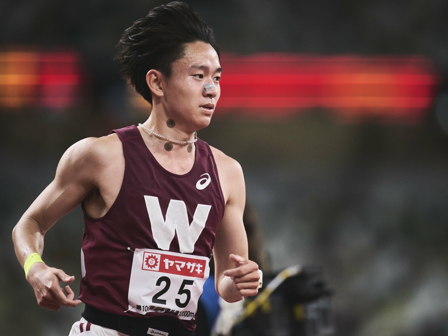 5月7日の日本選手権にはうまくピークを合わせられなかった井川。関東インカレでは２位と奮闘するも、悔しさを口にした　©Yuki Suenaga