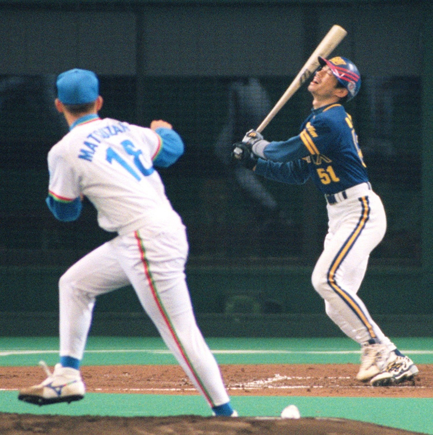 1999年5月16日のオリックス戦。イチローとの初対決で3打席連続三振を奪う　©KYODO