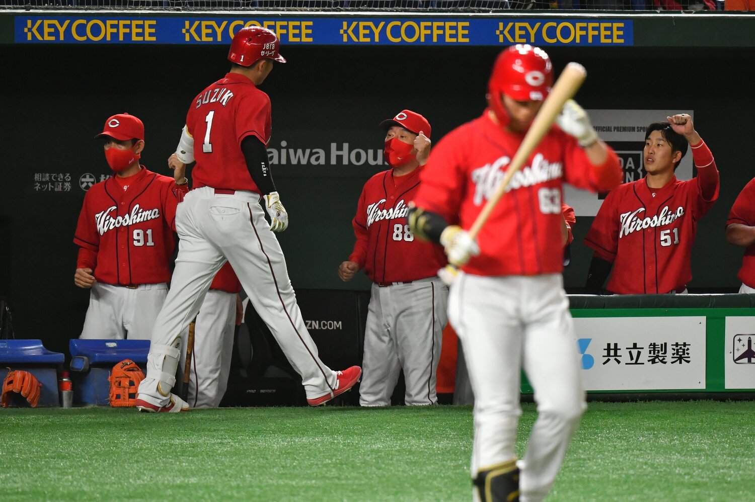 絶対的な存在だった鈴木誠也の穴を、佐々岡監督はどのようにして埋めるのか　©Hideki Sugiyama