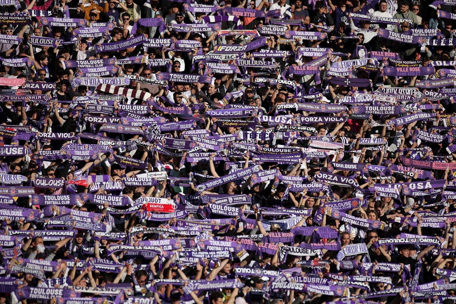リーグ・アンのトゥールーズFCの応援団。このノリを他競技に導入したというわけ　©AFLO