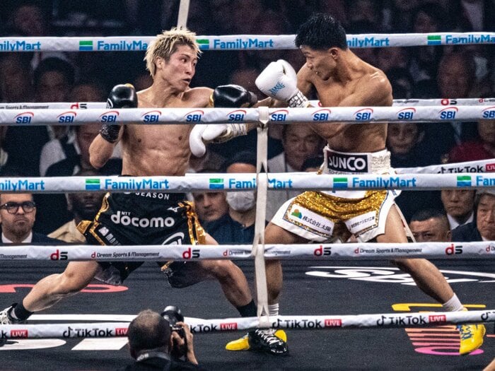 「まるで“空中殺法”」元世界王者・飯田覚士が驚いた井上尚弥の「普通ではあり得ない身体能力」《運命の一戦・井上尚弥vs.中谷潤人を徹底解説》＜Number Web＞ photograph by Takuya Sugiyama