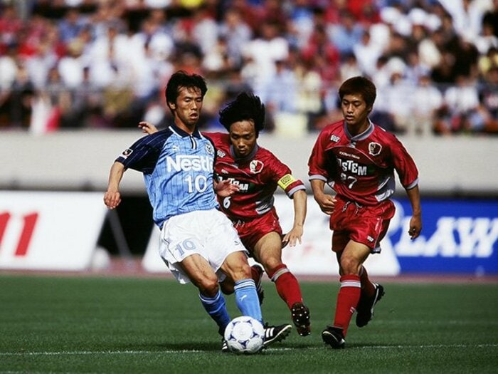 鹿島と磐田2強時代を象徴する激闘と小笠原、名波、藤田らのトリビア。＜Number Web＞ photograph by J.LEAGUE