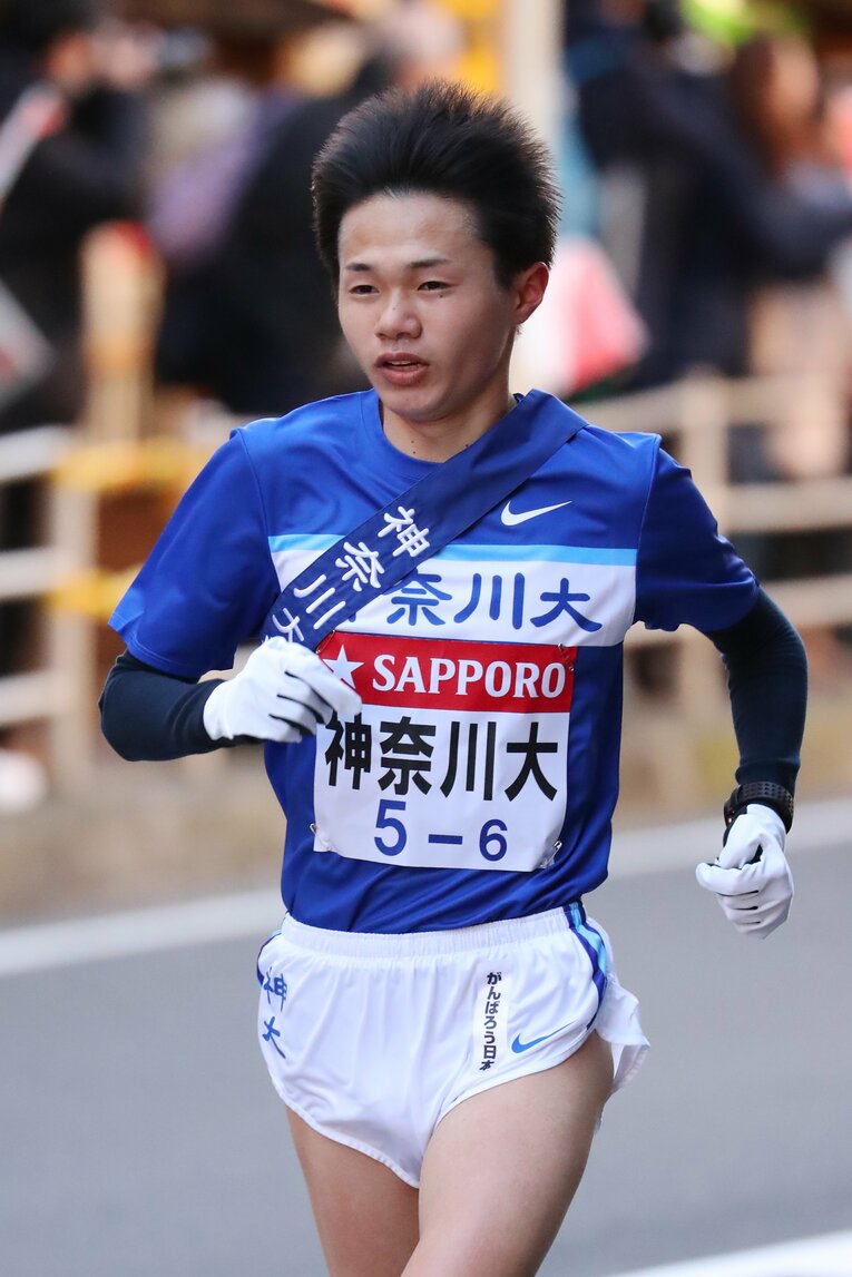 94回箱根駅伝を走る安田共貴　©AFLO