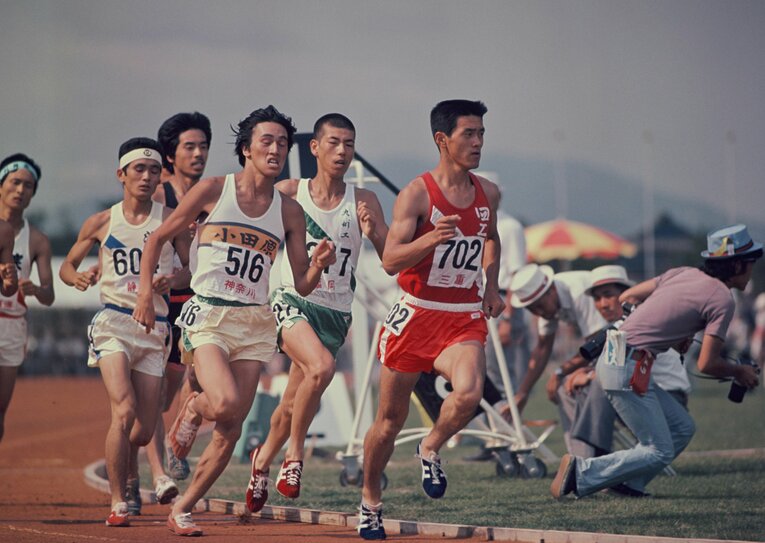 三重・四日市工高時代の瀬古　©AFLO