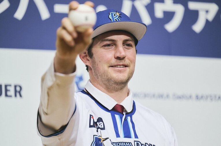 サイ・ヤング賞経験者のバウアー。今後、MLB時代の投球をNPBで見せられるのか ／ photograph by Yuki Suenaga