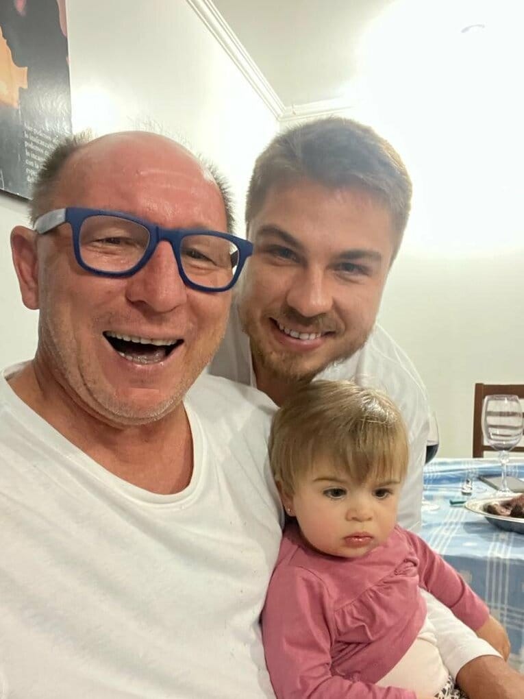 イゴールと孫と　※本人提供