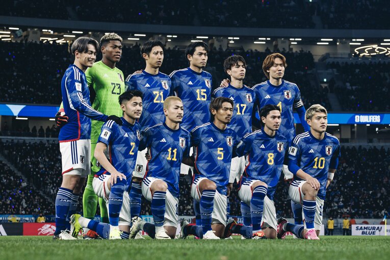 北朝鮮戦の先発メンバー　©Kiichi Matsumoto/JMPA