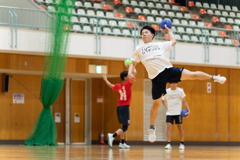 練習では強烈なジャンプシュートを見舞う場面も　©Shiro Miyake