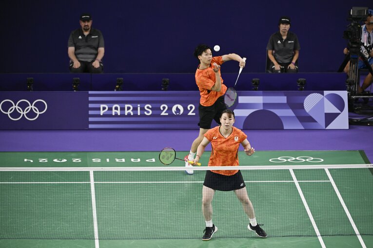 わたがしペア、3位決定戦での熱戦　©Asami Enomoto/JMPA