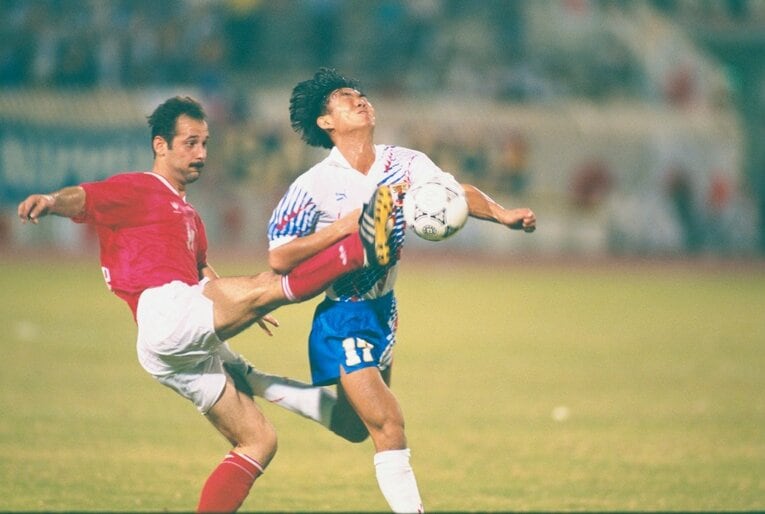 1993年の森保一（25歳）　©Sports Graphic Number