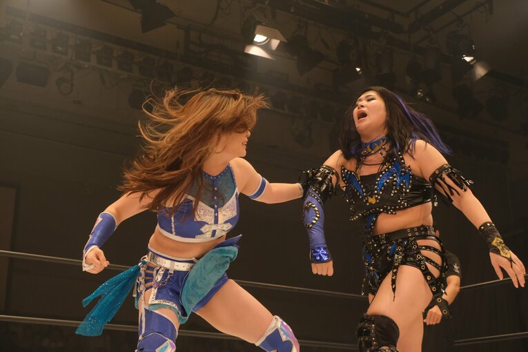 スターダムの大学生レスラー・妃南　©Norihiro Hashimoto