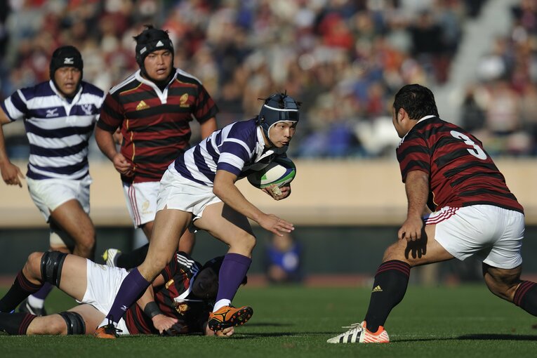 早稲田大でキャプテンを務めた垣永真之介（2013年）　©︎Takuya Sugiyama