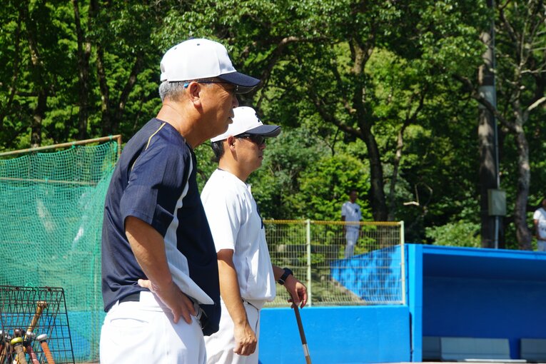高知県須崎市の山奥にある明徳義塾の練習場　©Kei Nakamura