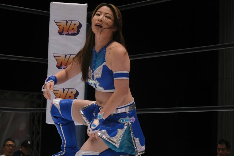 スターダムの大学生レスラー・妃南　©Norihiro Hashimoto