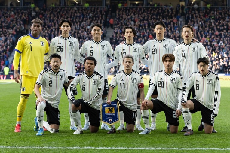 スコットランド戦のスタメン　©Getty Images