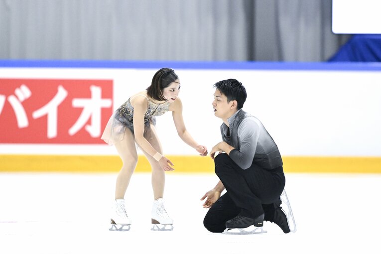 今季の国際大会初戦となった木下グループ杯フリーの演技　©Asami Enomoto