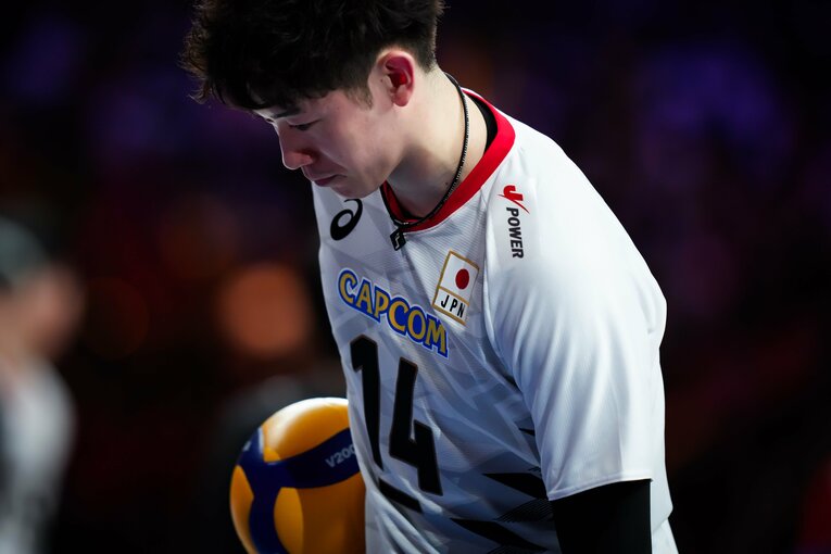 石川祐希（VNLイラン戦）©︎Volleyball Wrold