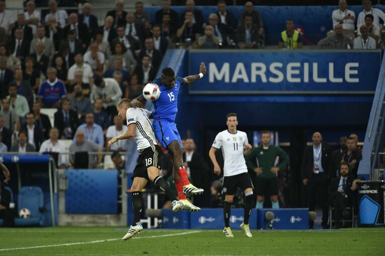 EURO2016でのポグバ　©Takuya Sugiyama