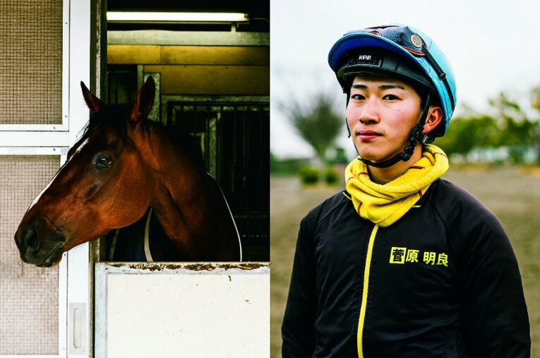 デビュー以来、常にコンビを組んできた菅原明良騎手とオニャンコポン。父エイシンフラッシュと同じローテーション、さらに同じ11番枠で皐月賞に挑む ／ photograph by Kiichi Matsumoto
