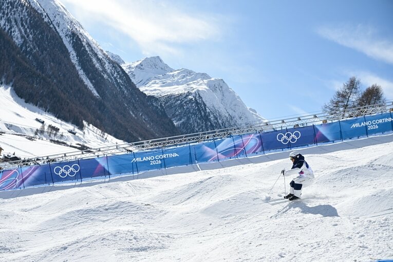 2026年ミラノ・コルティナ五輪フリースタイルスキー男子モーグル決勝・堀島行真　©︎Nanae Suzuki/JMPA