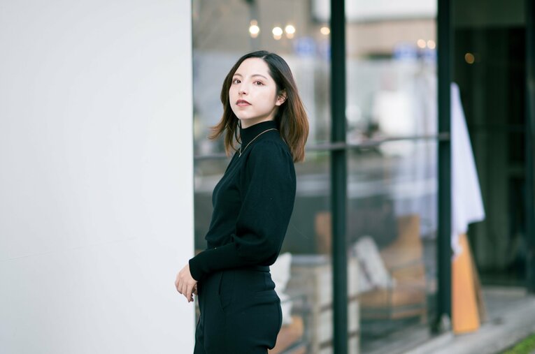 当時クイーンズ駅伝2連覇中の「実業団最強チーム」パナソニックに所属していた國立華蓮さん（23歳）。引退後はモデルとして活躍中 ／ photograph by Miki Fukano