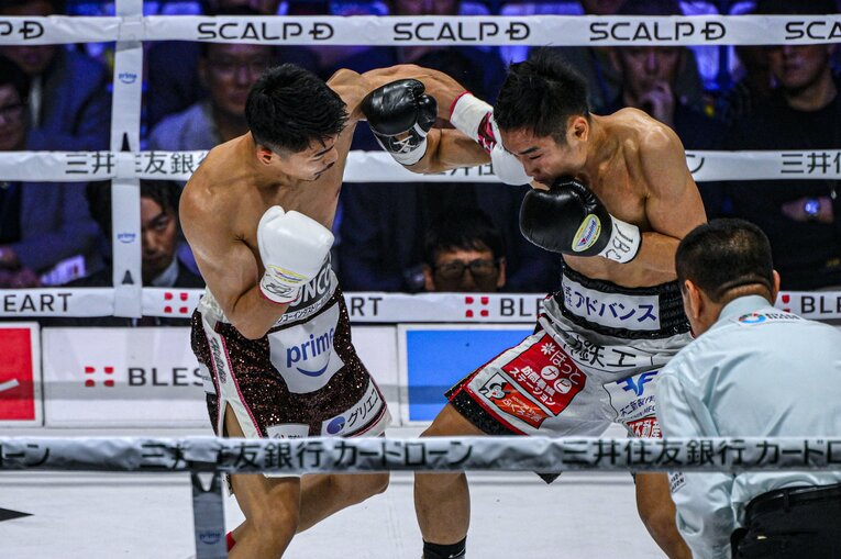 中谷潤人vs.西田凌佑（WBC・IBF世界バンタム級王座統一戦） ©Takuya Sugiyama