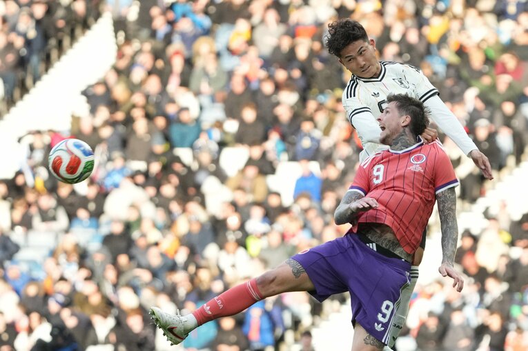 スコットランド戦の渡辺剛　©Masashi Hara