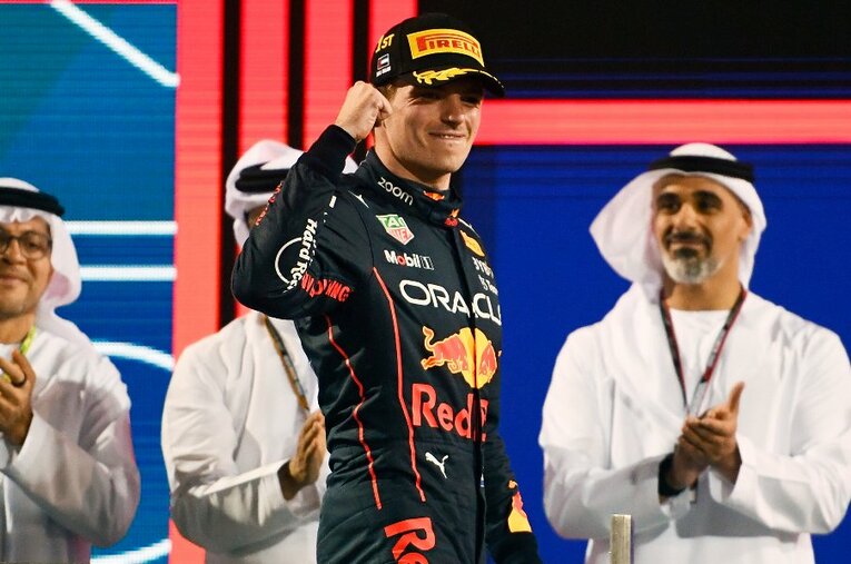 2022年の最終戦アブダビGPに勝利し、年間15勝を達成したフェルスタッペン ／ photograph by Getty Images / Red Bull Content Pool