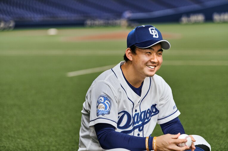 中日時代の小笠原慎之介　©Ichisei Hiramatsu