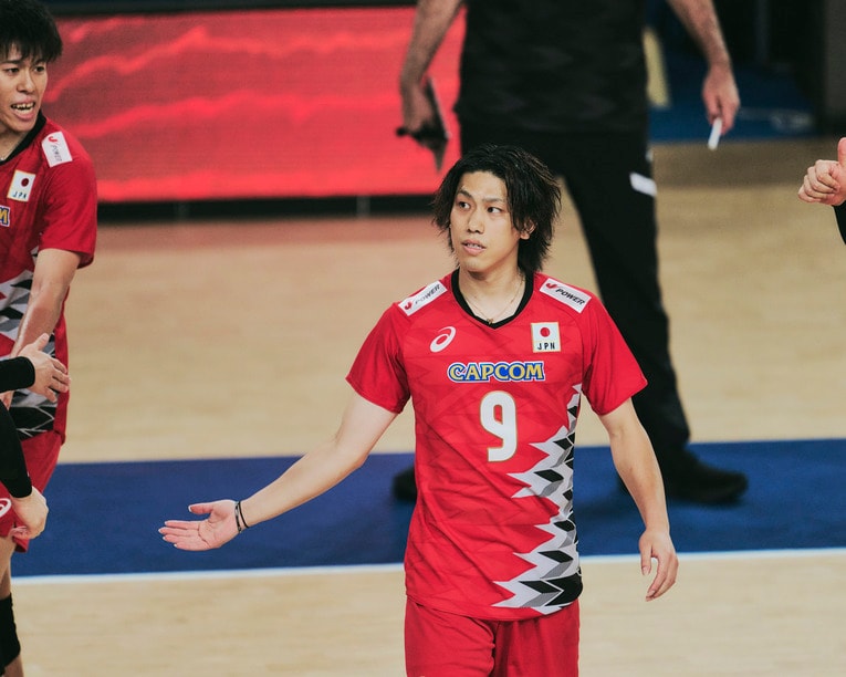 大宅真樹（VNLポーランド戦）　©︎Yuki Suenaga