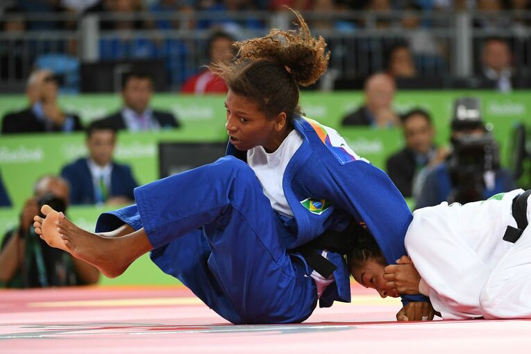 リオ五輪でのラファエラ・シルバ　©AFP/JIJI PRESS