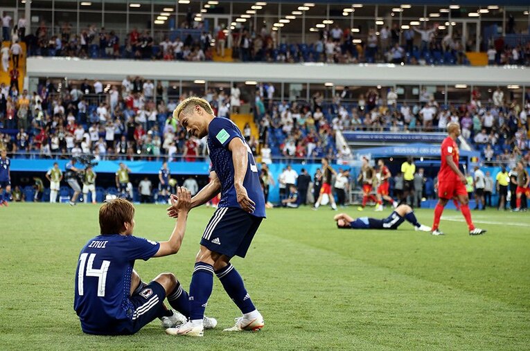 ベルギー戦の激闘は日本サッカー史に刻まれた。このW杯をどう未来に生かしていくか。オシムはそれを楽しみにしている。 ／ photograph by Getty Images