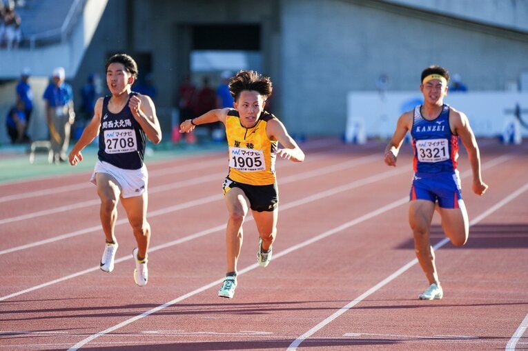会心のスタートから、最後までスピードは落ちなかった　©︎Satoshi Wada