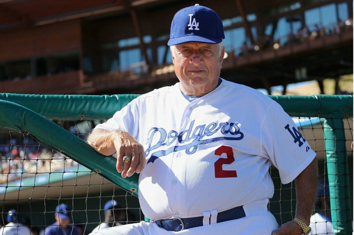 名将トミー・ラソーダ監督ボブルヘッド ロサンゼルスドジャース MLB ドジャース トミー・ラソーダ ボブルヘッド 2015 球場限定