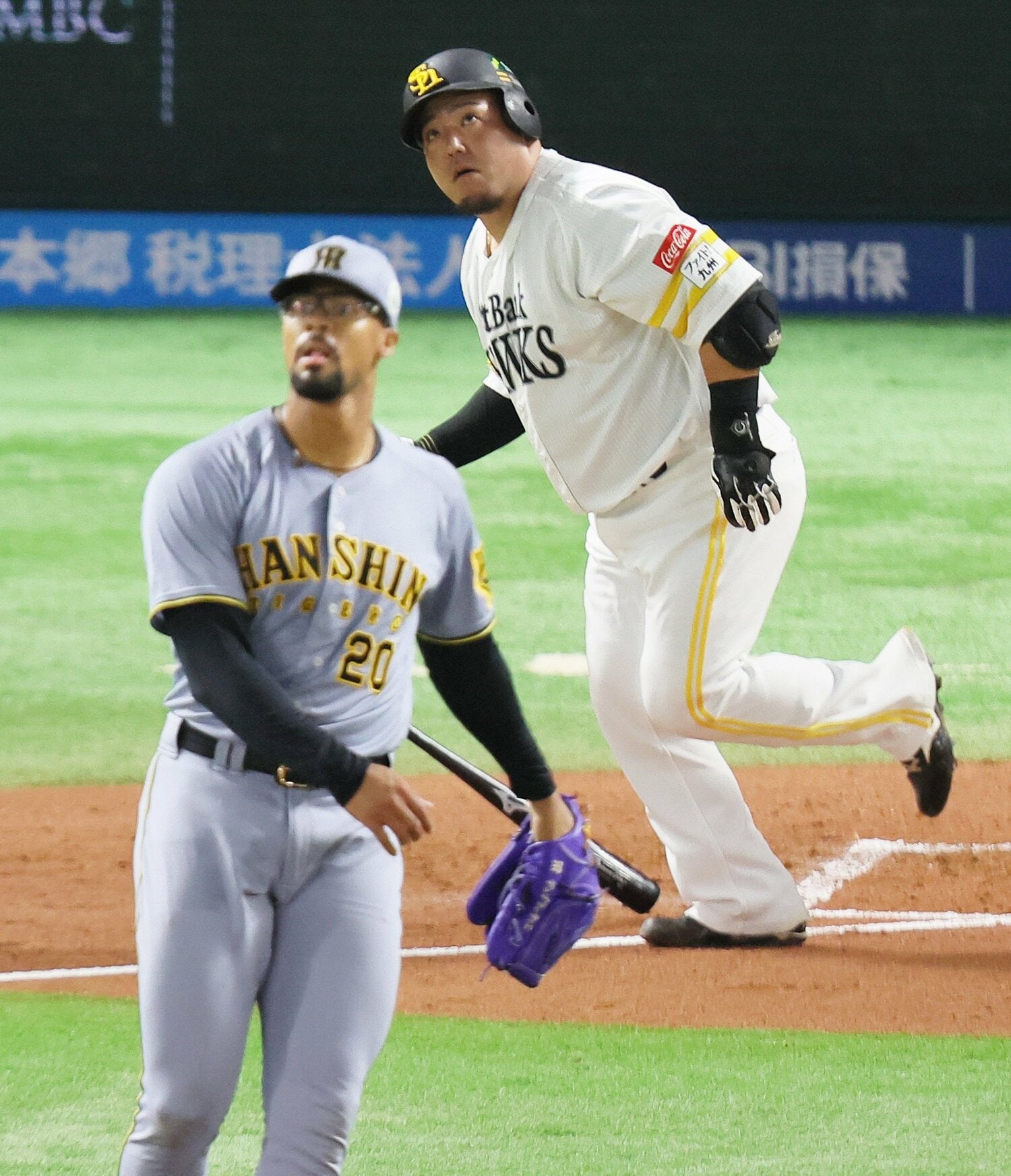 同じく1回ウラ、山川穂高に逆転の2点二塁打を浴びる　©JIJI PRESS