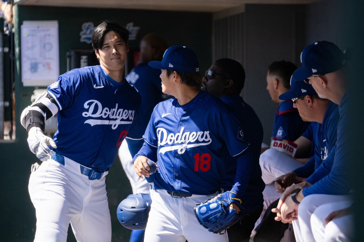 LAの翔平さんと由伸さん　©Nanae Suzuki