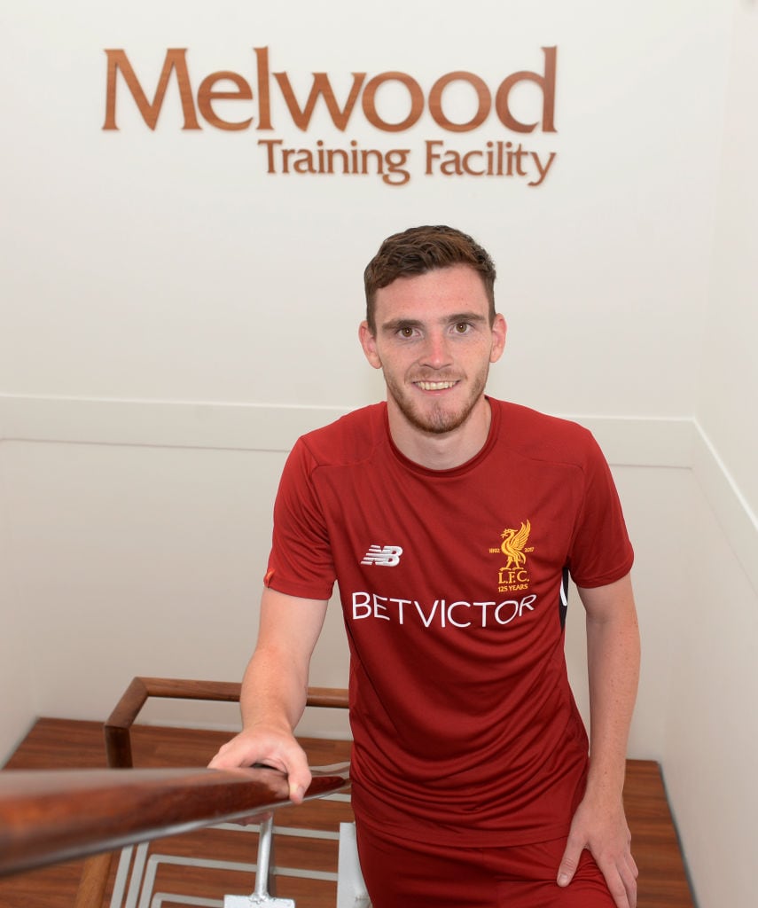 リバプール加入直後のロバートソン。データ分析あってこその獲得だったようだ　©Getty Images