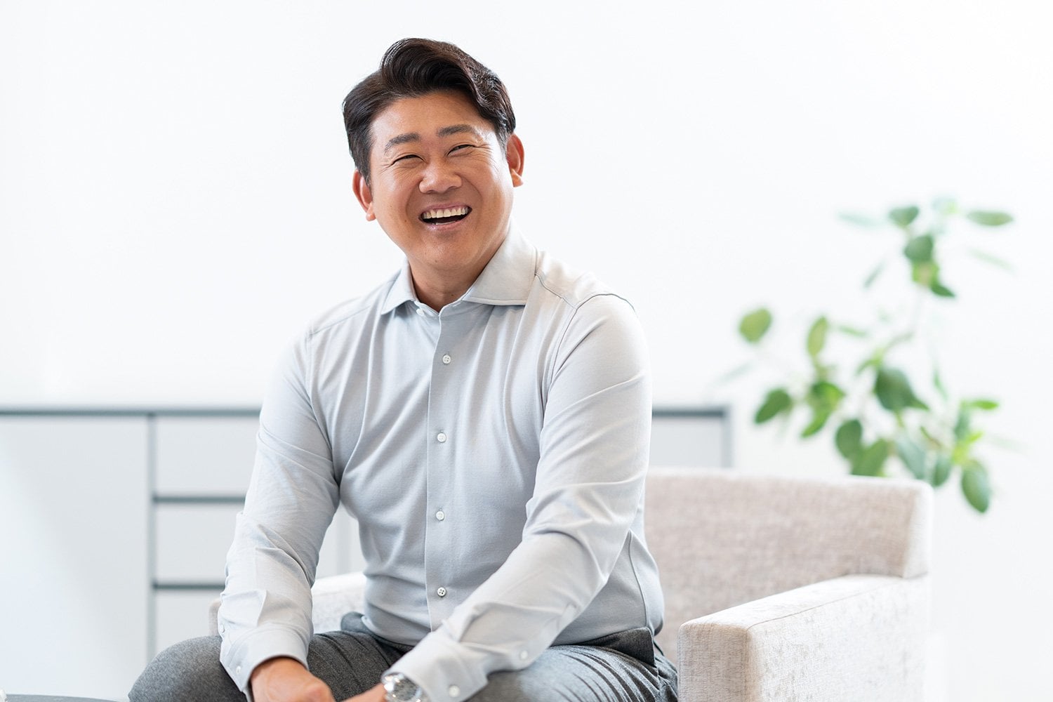 松坂大輔 Daisuke Matsuzaka 1980年9月13日生、東京都出身。横浜高で甲子園春夏連覇を達成し「平成の怪物」と呼ばれる。1999年ドラフト1位で西武に入団。2007年MLBのレッドソックスに移籍し、同年のWシリーズを制覇。その後、メッツ、ソフトバンク、中日を経て2020年に西武に復帰するも2021年に現役を引退。現在はスポーツキャスターとして活動中 ©Shiro Miyake