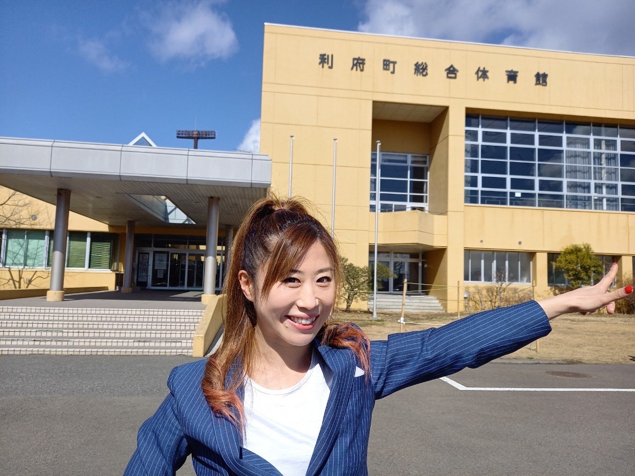 利府町総合体育館の会場にて　©ICE RIBBON