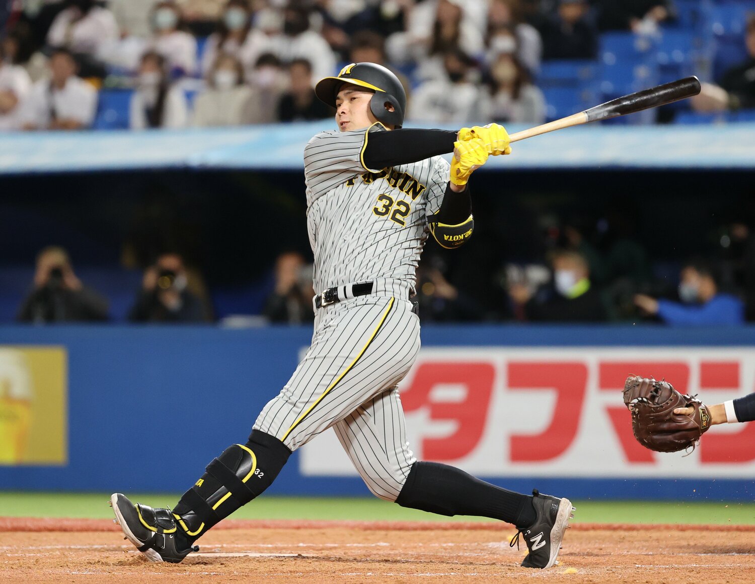 阪神で活躍する履正社時代の同級生、井上　©JIJI PRESS