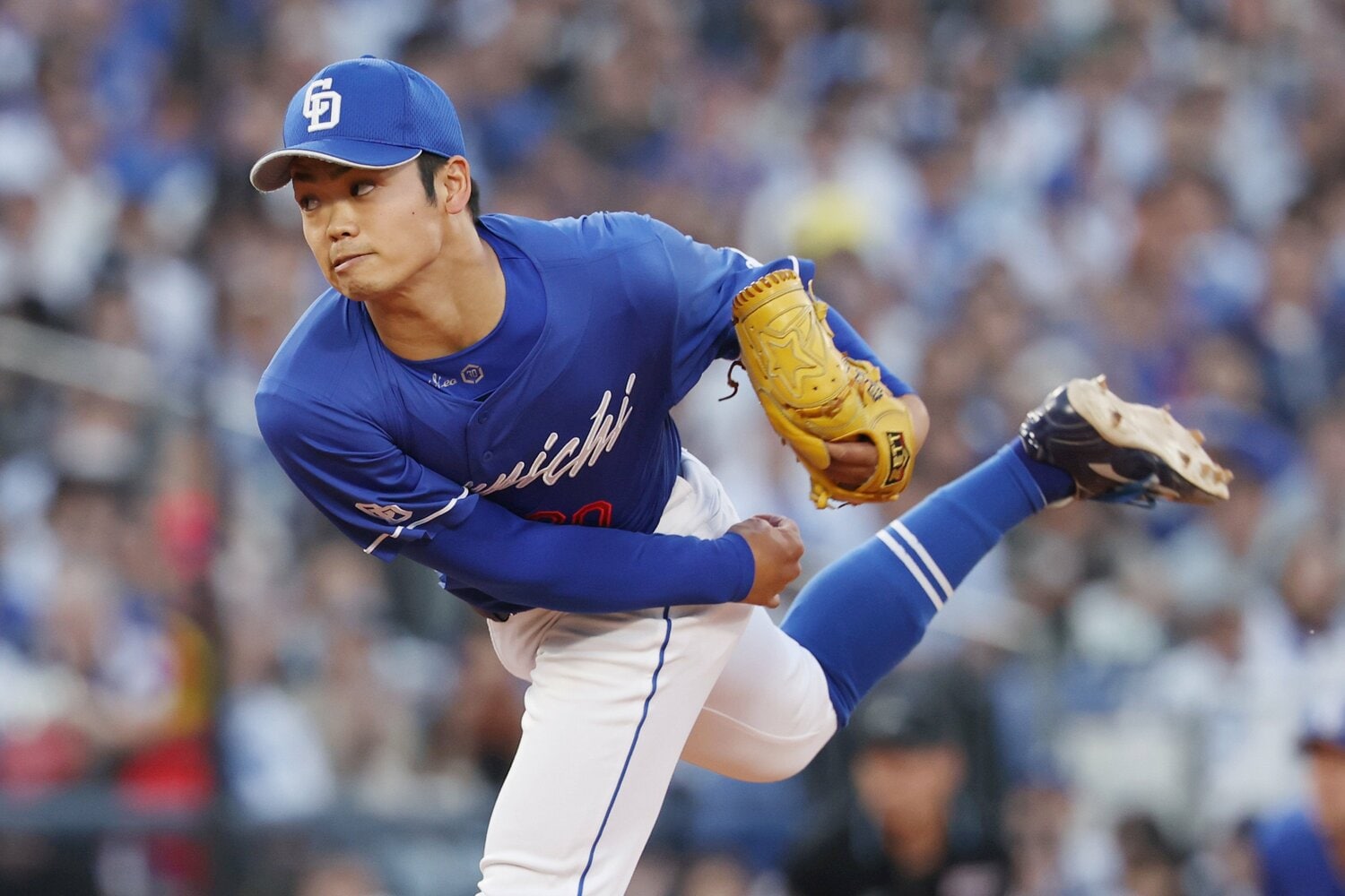 5月20日のDeNA戦では5失点と苦しいマウンドに　©JIJI PRESS