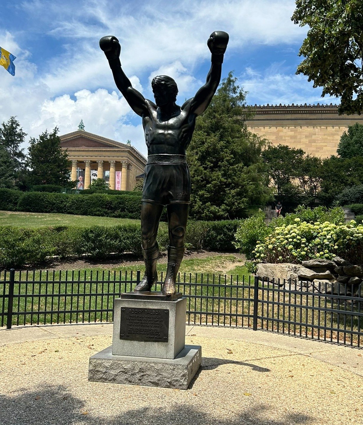 実際に行ったロッキー像　©Naoyuki Yanagihara