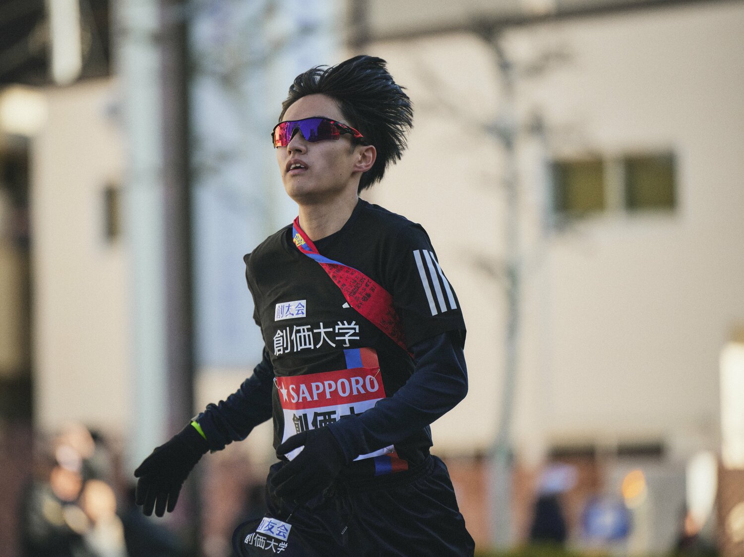 5区で「山の神」を狙うとも言われていた吉田響だが、2区に登場して日本人最高の区間新を叩き出し、大会屈指の実力を証明した　©Yuki Suenaga