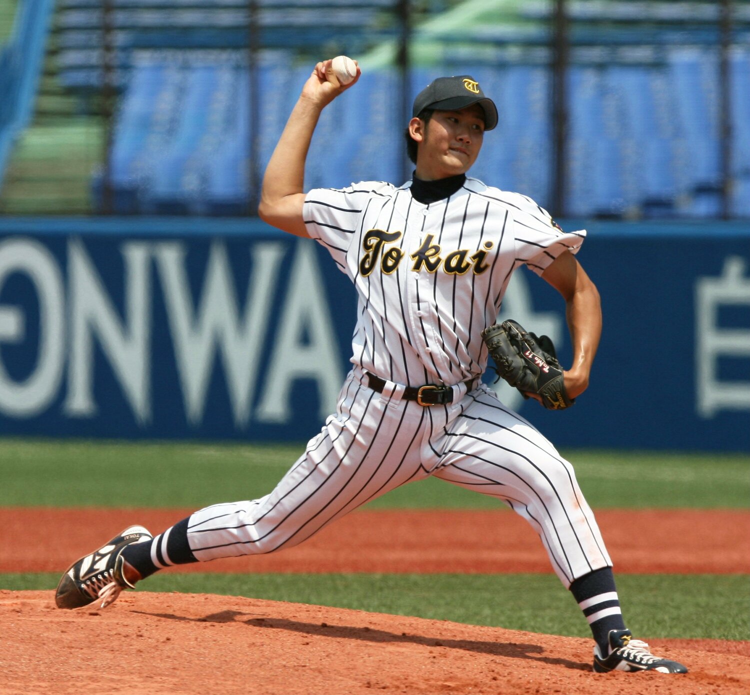 今から13年前、東海大学時代の菅野　©JIJI PRESS