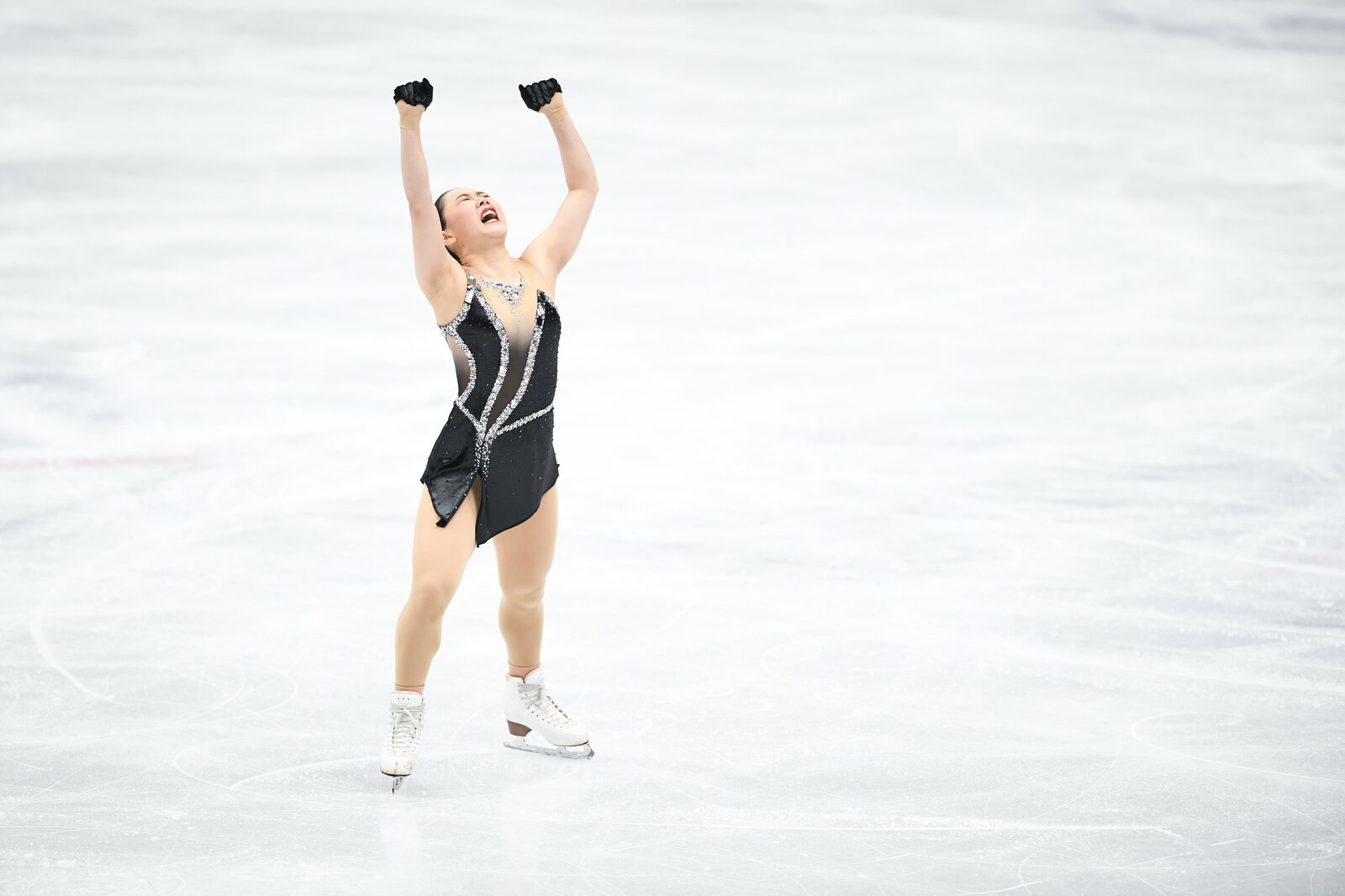 2018年3月の世界選手権はフリーで完璧な演技を見せてショート8位から銀メダルを掴む　©Asami Enomoto