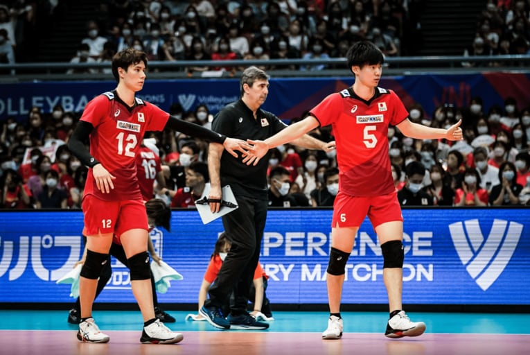 ネーションズリーグ・ドイツ戦　©︎FIVB